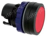 White frosted button with plastic edge