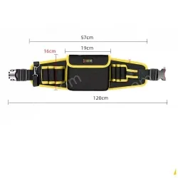 Yellow thickened tool belt bag medium bag
