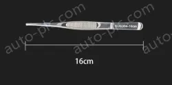 Stainless steel tweezers Straight round head (304 models) 16cm