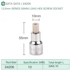 Dafei 10mm with a total length of 55mm-24206