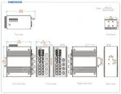 UOTEK 16+4G Gigabit Unmanaged Ethernet Switch