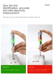 The voltage resistance of digital display test pen with illumination is 12-250V V.