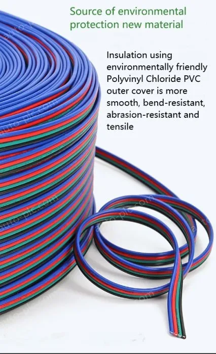 LED light connecting cable 18AWG*10 and (34/0.16TS)