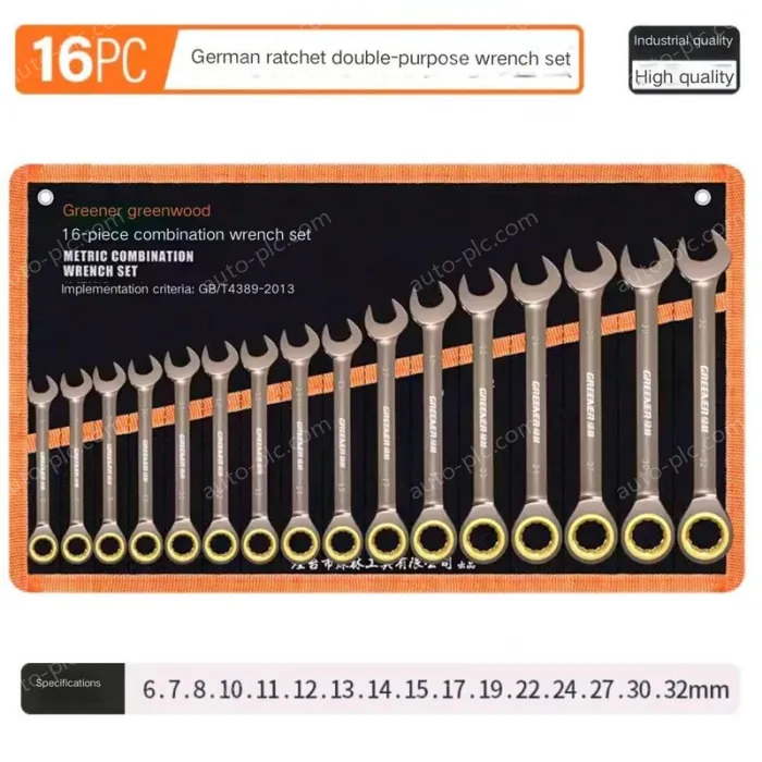 16 Pieces of Dual-purpose Ratchet (6-32)