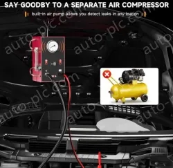 ANCEL S300 Automotive Smoke Leakage Instrument 12V Smoke Generator EVAP Pipeline Leakage Location Analyzer