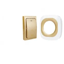 Press to generate electricity, no need for batteries, remote control, intelligent elderly caller, remote wireless doorbell