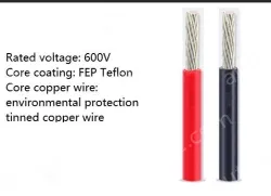 Teflon Wire Cable 16AWG Blue 20 cores