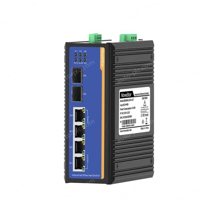 [Gigabit 2 Optical 4 Electrical] Ring Network Management Industrial Switch