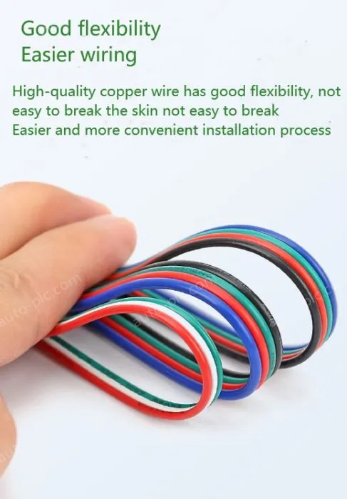 LED light connecting cable 18AWG*6 and (34/0.14TS)