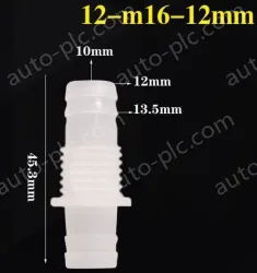 8-M16-12-Feed-through plastic connectors