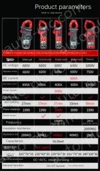 DE66D AC & DC current measurement with NCV