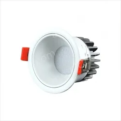 Downlight model: 7W white cup with an opening of 75mm 6000K Preh chip + isolated driver