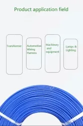 Transformer lines 24AWG Red