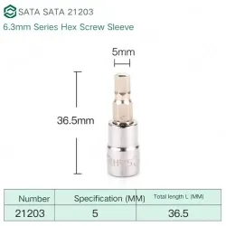 Xiaofei 5mm with a total length of 36.5mm-21203