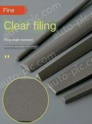 Fine-toothed square file 12 inches with a total length of 430mm