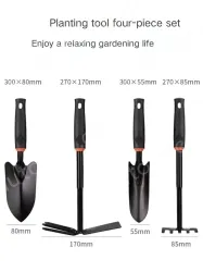 Soil shovel + five-tooth rake + dual-purpose nail rake hoe