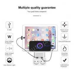 Germany plug Outlet Shelf