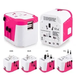 2USB travel adapte 303 KRUSB-WLG3328B
