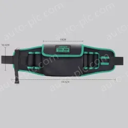 The waist bag can hold a mobile phone with a thickened flip cover