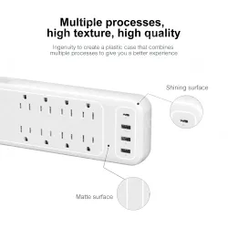 10 AC Outlets Power Strip
