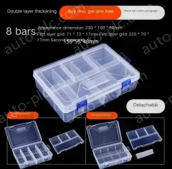 Two thickened materials 8 grids double-layered