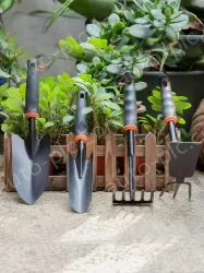 Soil shovel + five-tooth rake + dual-purpose nail rake hoe