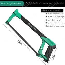 12 inch alloy square tube saw with 1 carbon steel saw blade The saw body can store the saw blade