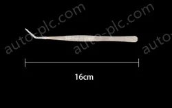 Stainless steel tweezers Curved tip (thick) 16cm