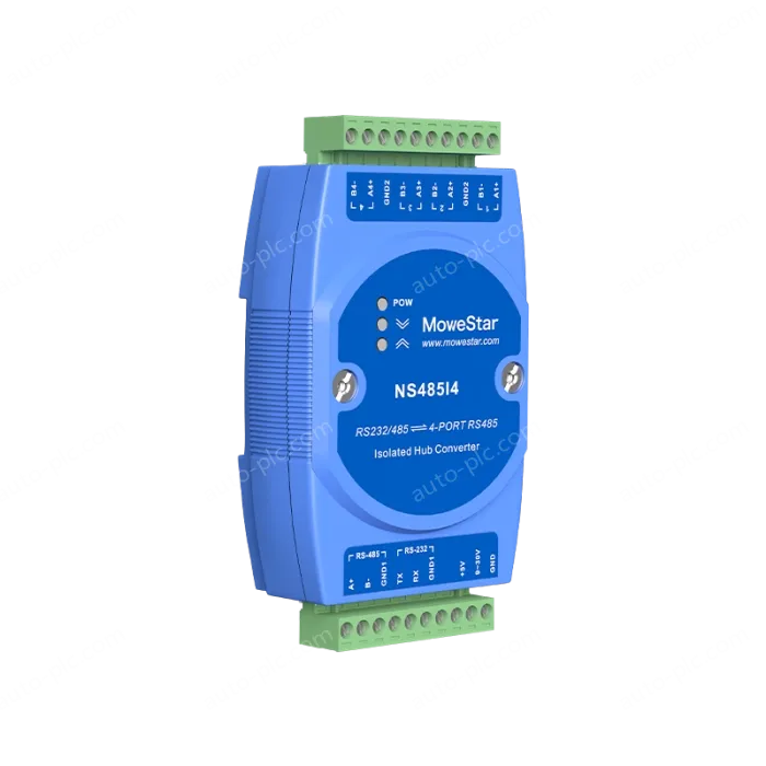 1 Port RS232/485 To 4 Ports RS485 Passive Isolated HUB