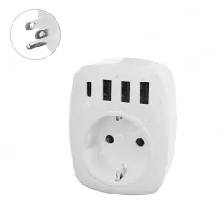 DE FR to US plug adapter KRSAP-WLH010326
