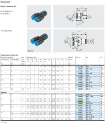 Push-in fitting QSY-8-6(FESTO)