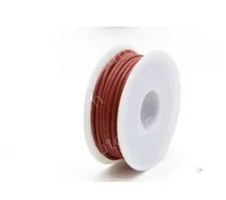 Silicone high temperature cable 28AWG Brown