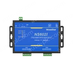 2 Ports CAN-bus To Ethernet Opto-isolated Wall-mounted Ethernet CAN-bus Server