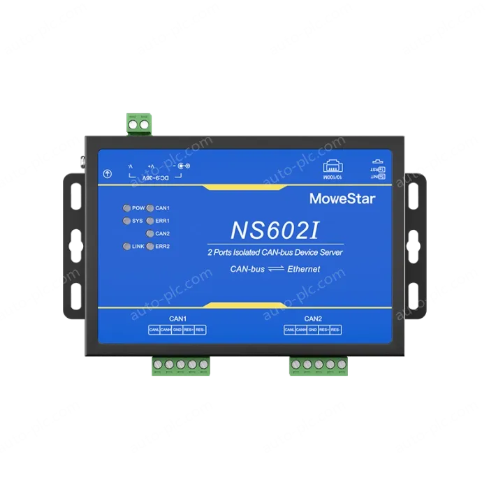 2 Ports CAN-bus To Ethernet Opto-isolated Wall-mounted Ethernet CAN-bus Server