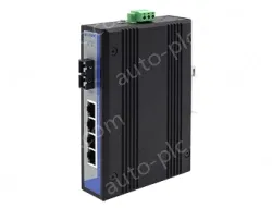 UOTEK 10/100M 1 Fiber 4 RJ-45 Ports Industrial Switch