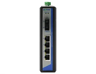UOTEK 4 10/100Base-TX Ethernet ports and 1&nbsp;100Base- FX optical port Network Fiber Optic Transceiver