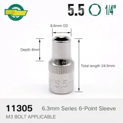 Xiaofei-5.5mm-6.3mm series 1/4-11305