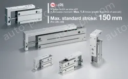 Compact Slide MXH2 Series ø6, ø10, ø16, ø20, ø25