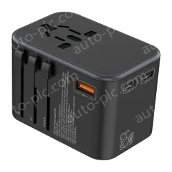 New GaN 65W PD Super Fast Charge Travel Adapter