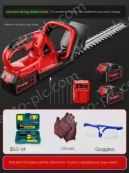 Industrial powerful double-edged 10-cell 5.0Ah two batteries and one charger