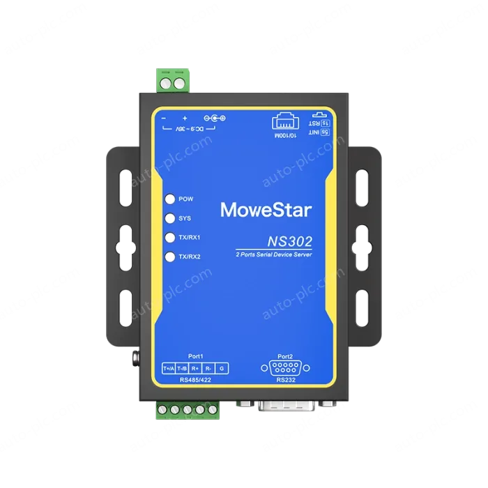 1 Port RS232 + 1 Port RS485/422 Serial to 100M Ethernet Server