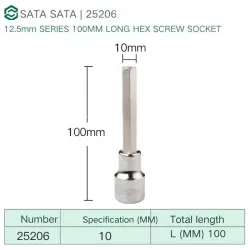 Dafei 10mm with a total length of 100mm-25206