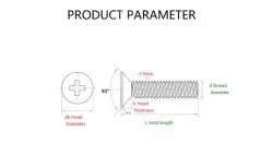 Electronic screws M1.2*4
