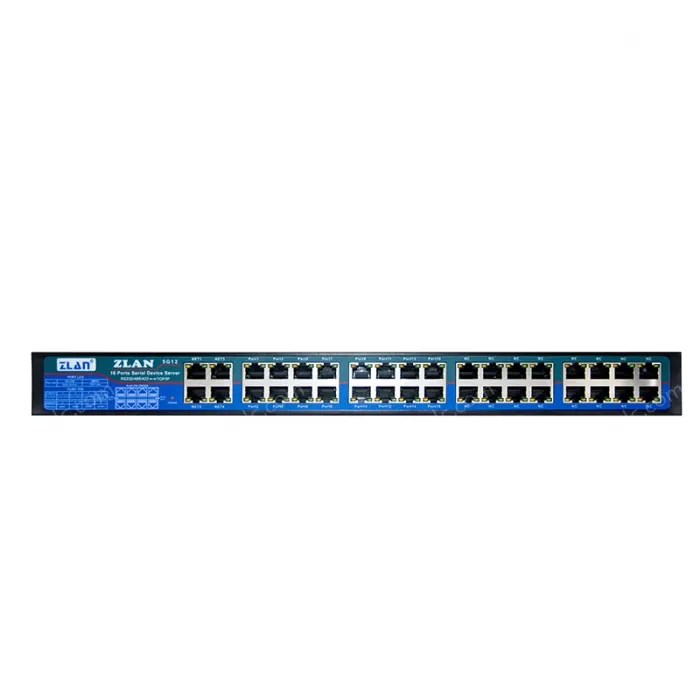 Sixteen port serial servers
