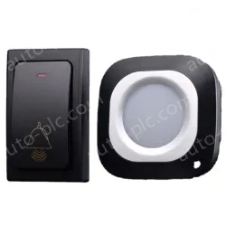 Wireless home self generating, battery free, intelligent long-distance electronic remote control, waterproof AC door calling device