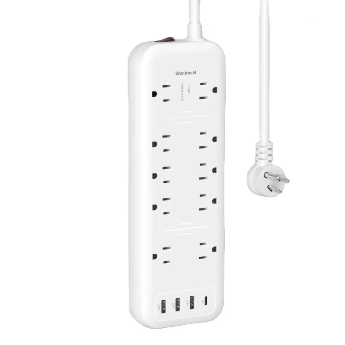 New 10 AC Outlets Surege Protector Power Strip