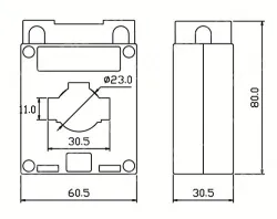 Current transformer YDBH0.66-40I-A-250/5A closed transformer