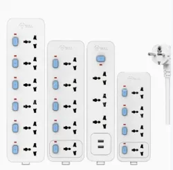 European standard main switch 3 socket