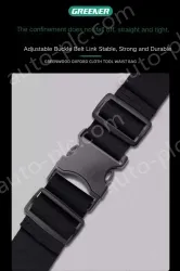 Wear it with a belt bag and snap buckle for a regular belt