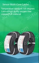 5 core 4 core 2 core sensor cable 22 AWG 3 pole